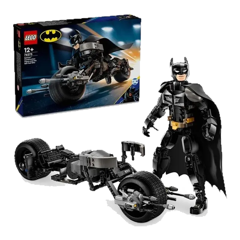 Batman™ Construction Figure and the Bat-Pod Bike