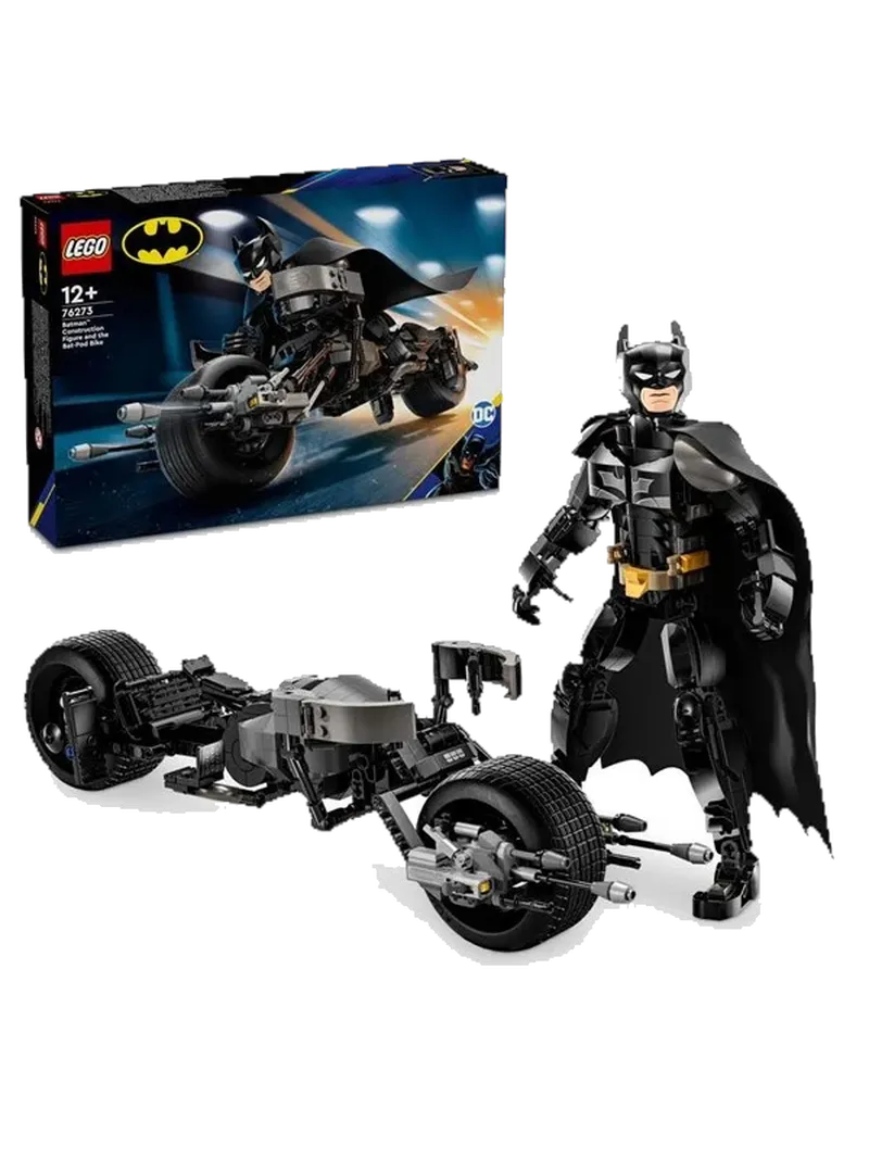 Batman™ Construction Figure and the Bat-Pod Bike