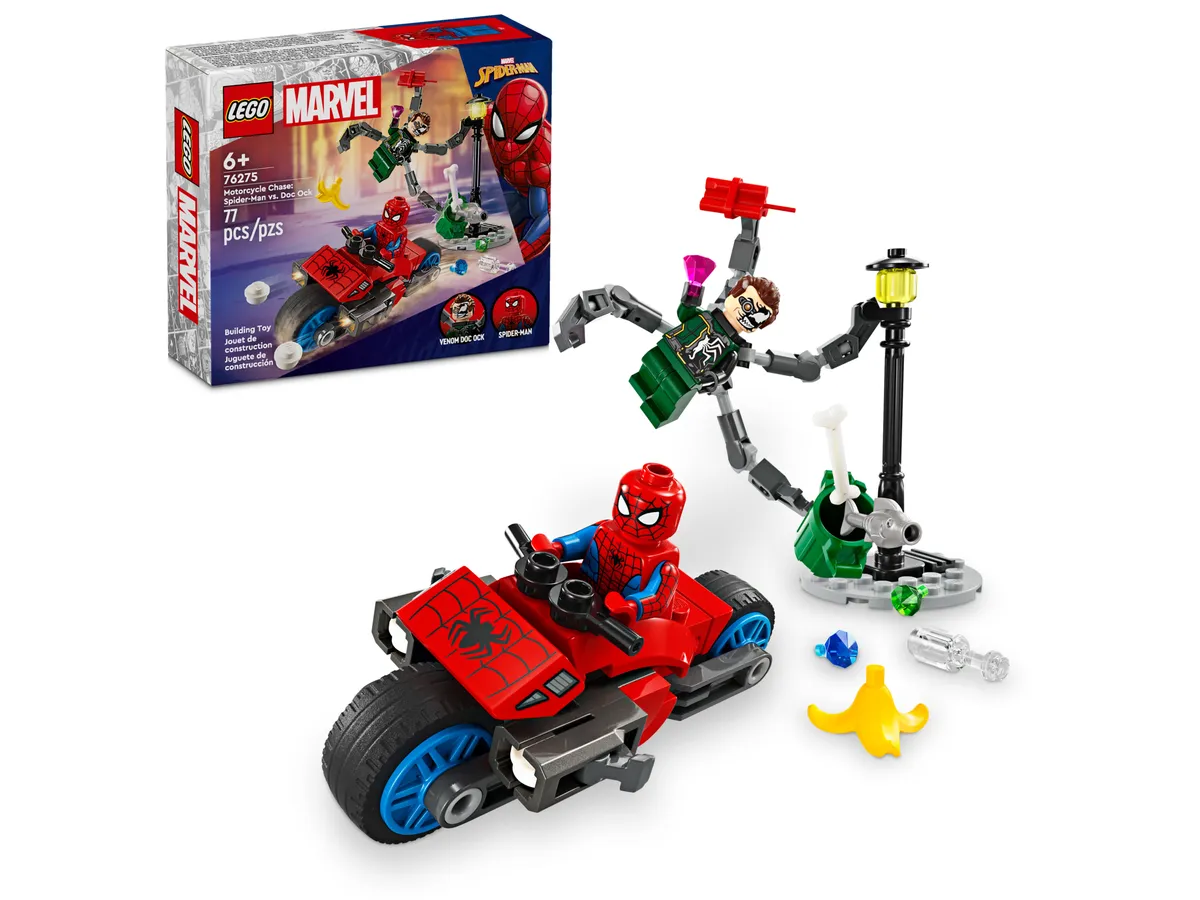 LEGO Motorcycle Chase: Spider-Man vs. Doc Ock (76275) - Bild 5