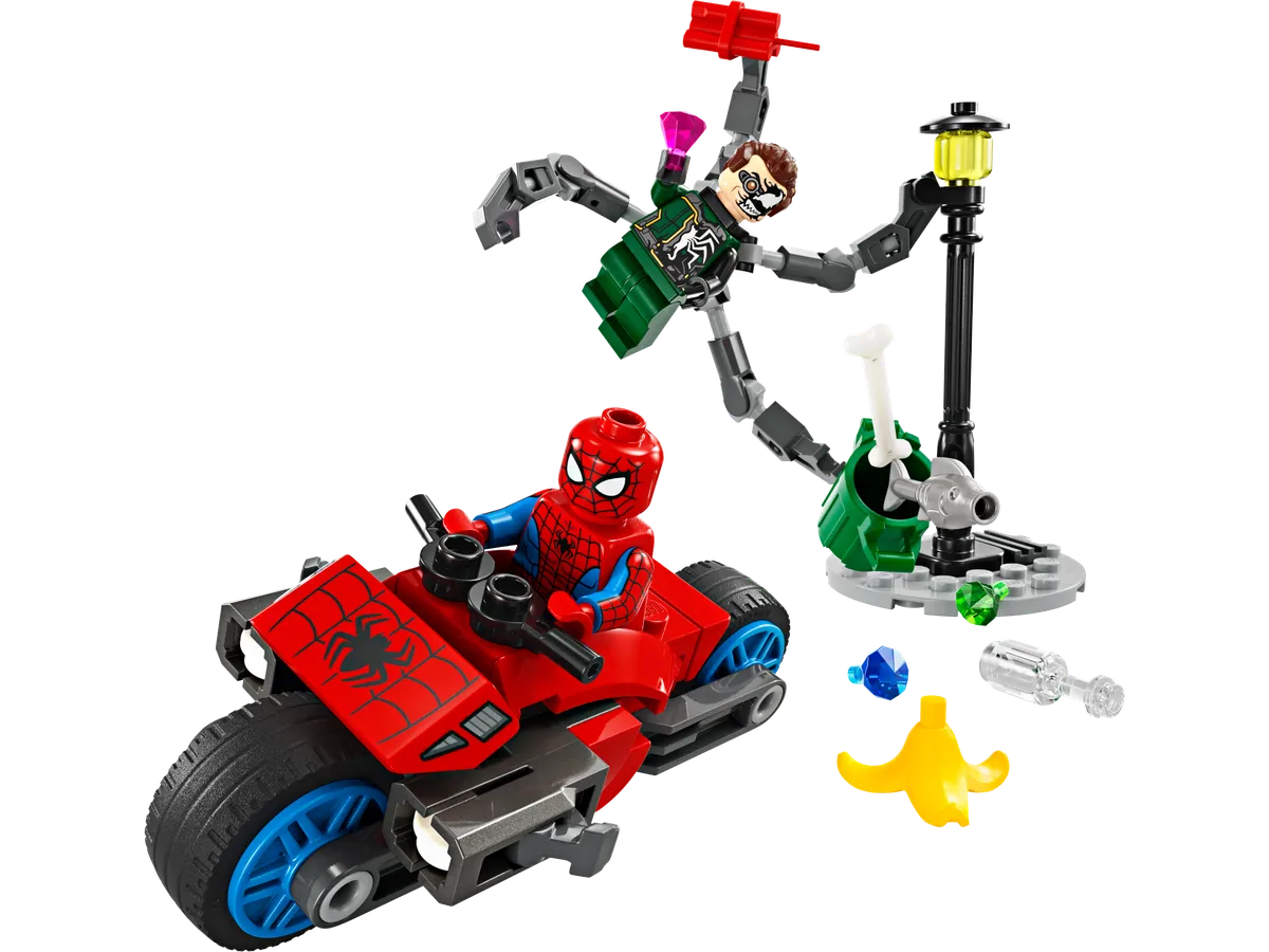 LEGO Motorcycle Chase: Spider-Man vs. Doc Ock (76275)
