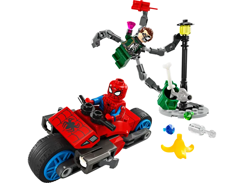 Motorcycle Chase: Spider-Man vs. Doc Ock