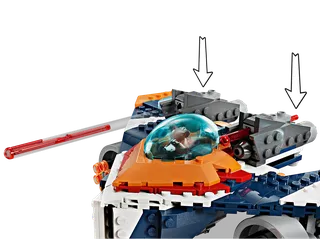 Rocket's Warbird vs. Ronan de LEGO – photo du produit 6 sur 10