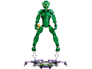 Green Goblin Construction Figure van LEGO – productfoto 4 van 9