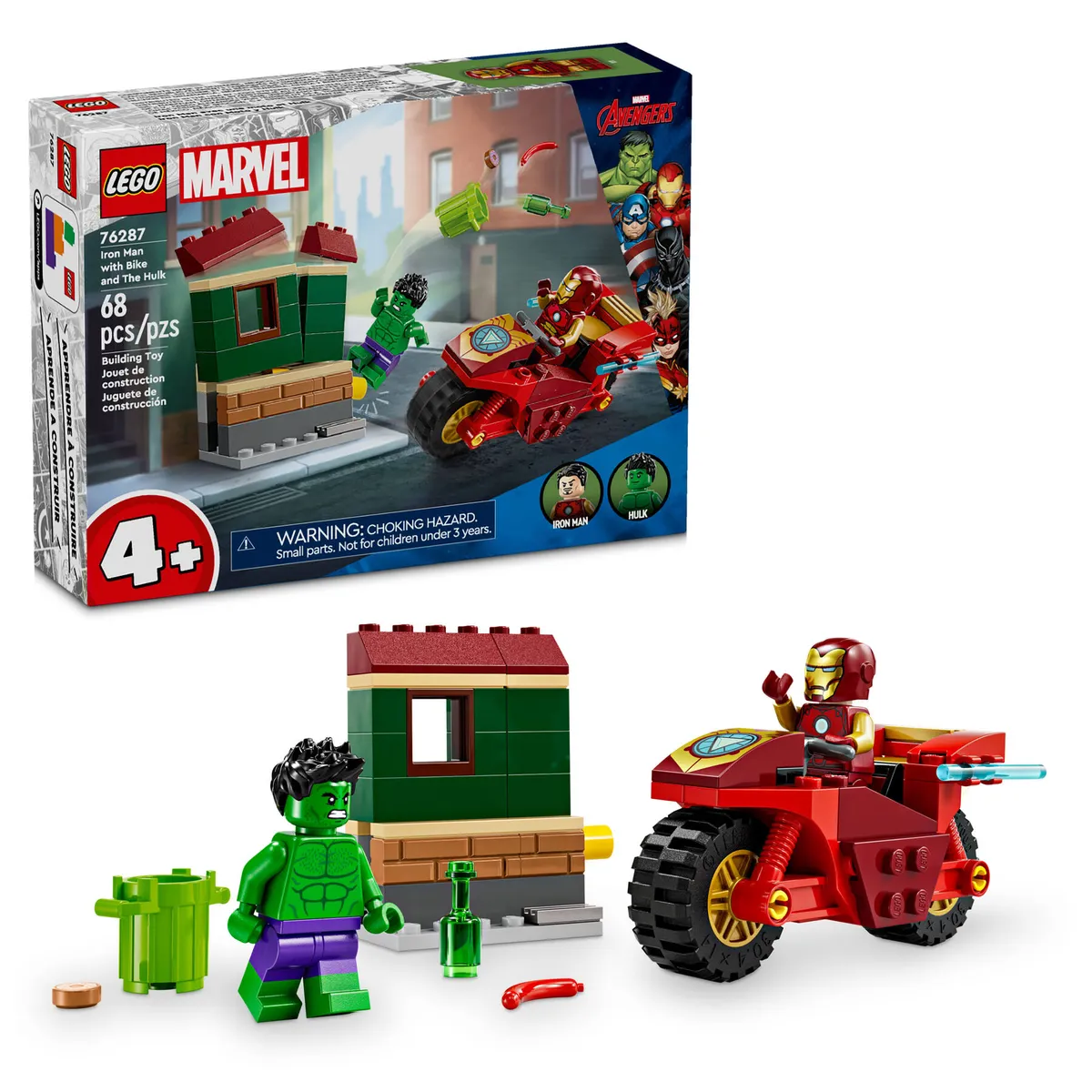 LEGO Iron Man with Bike and The Hulk (76287) - Bild 7