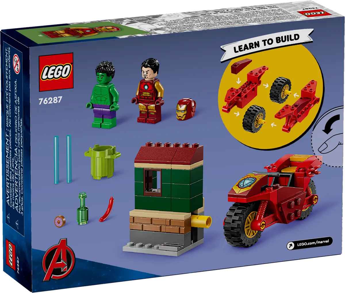 LEGO Iron Man with Bike and The Hulk (76287) - Bild 8