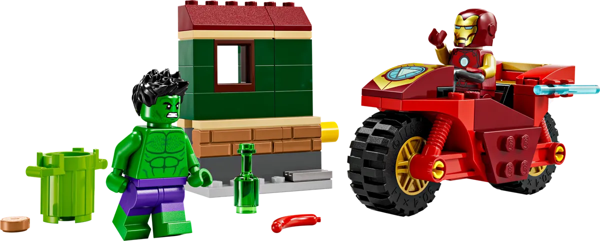 LEGO Iron Man with Bike and The Hulk (76287) - Bild 2