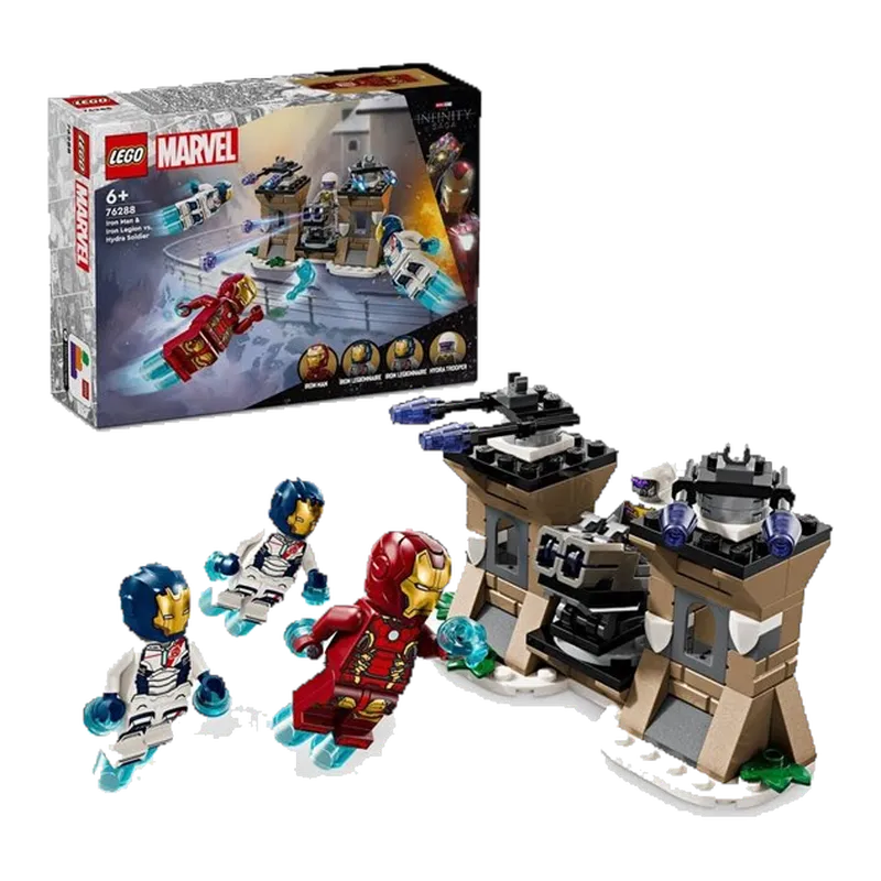 Iron Man & Iron Legion vs. Hydra Soldier