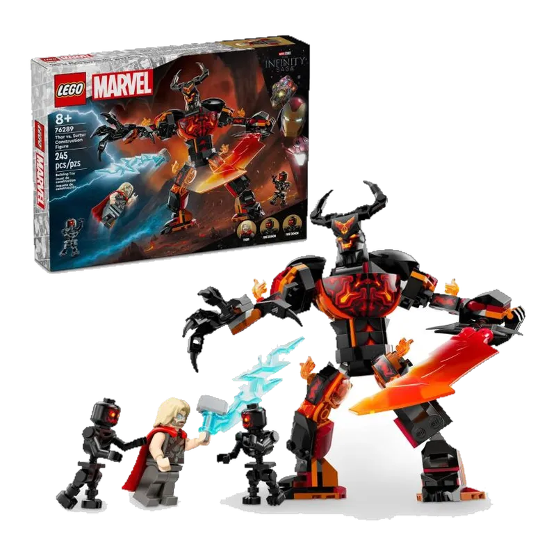 Thor vs. Surtur Construction Figure