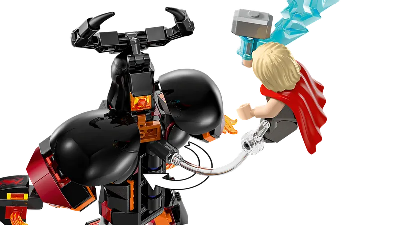 Thor vs. Surtur Construction Figure by LEGO – product photo 2 of 9
