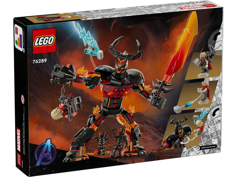 Thor vs. Surtur Construction Figure by LEGO – product photo 9 of 9