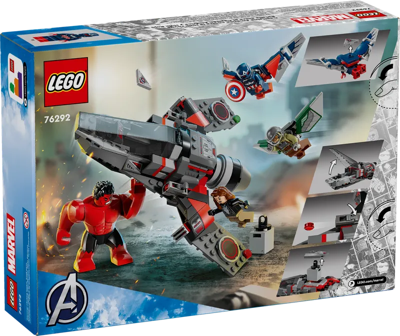 Captain America vs. Red Hulk Battle von LEGO – Produktfoto 12 von 12