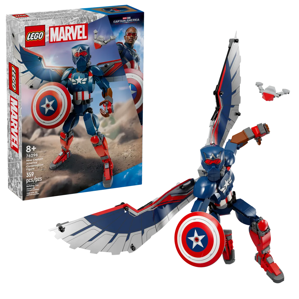 LEGO New Captain America Construction Figure (76296) - Bild 4