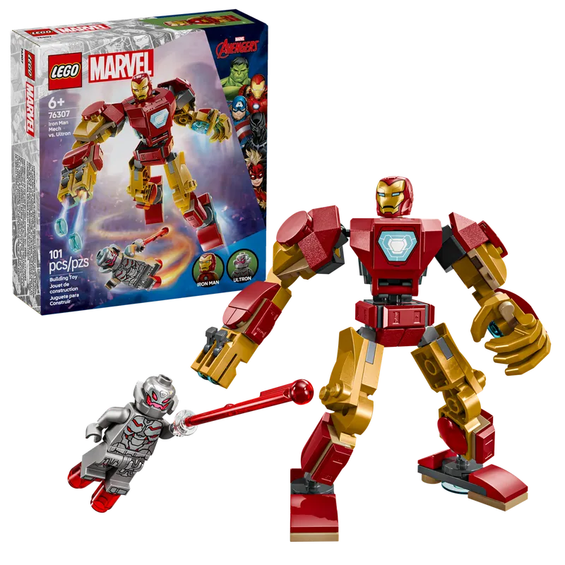 Iron Man mecha vs. Ultron van LEGO – productfoto 2 van 8