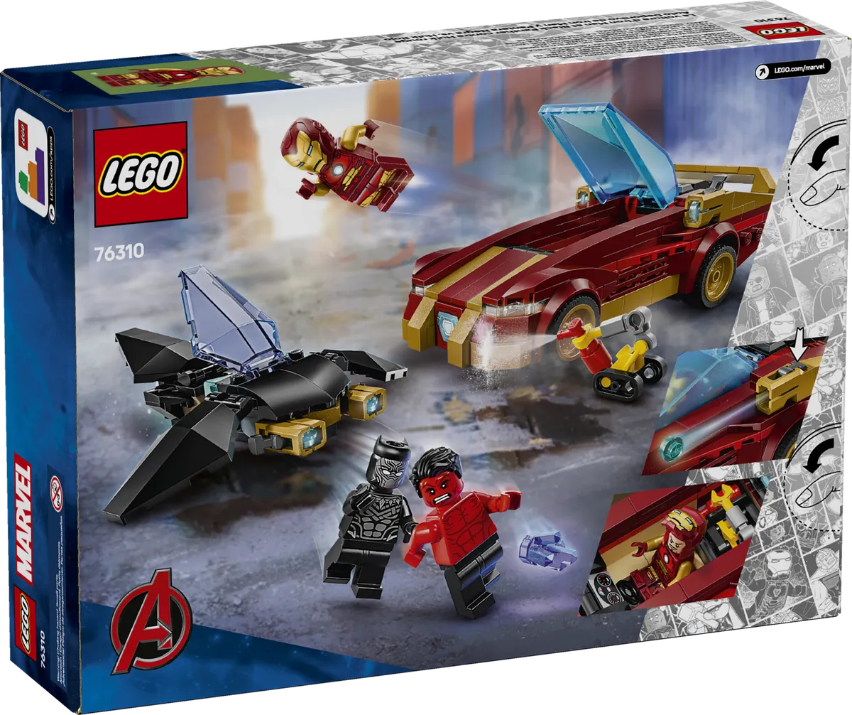 LEGO Iron Man Car & Black Panther vs. Red Hulk (76310) - Bild 9