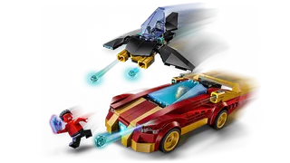 Iron Man Car & Black Panther vs. Red Hulk von LEGO – Produktfoto 1 von 10