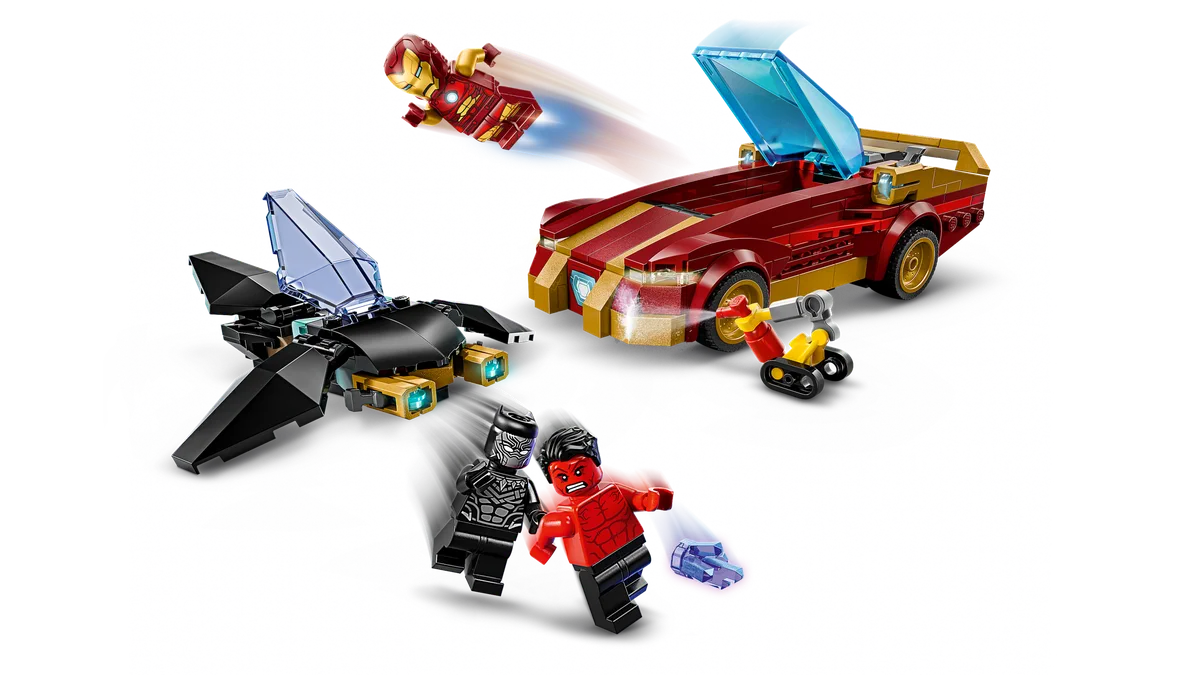 LEGO Iron Man Car & Black Panther vs. Red Hulk (76310) - Bild 1
