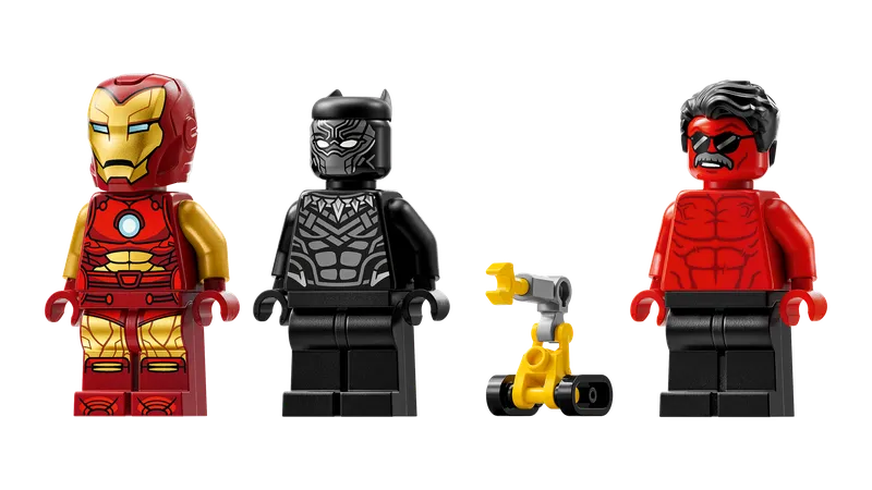 Iron Man Car & Black Panther vs. Red Hulk von LEGO – Produktfoto 4 von 10