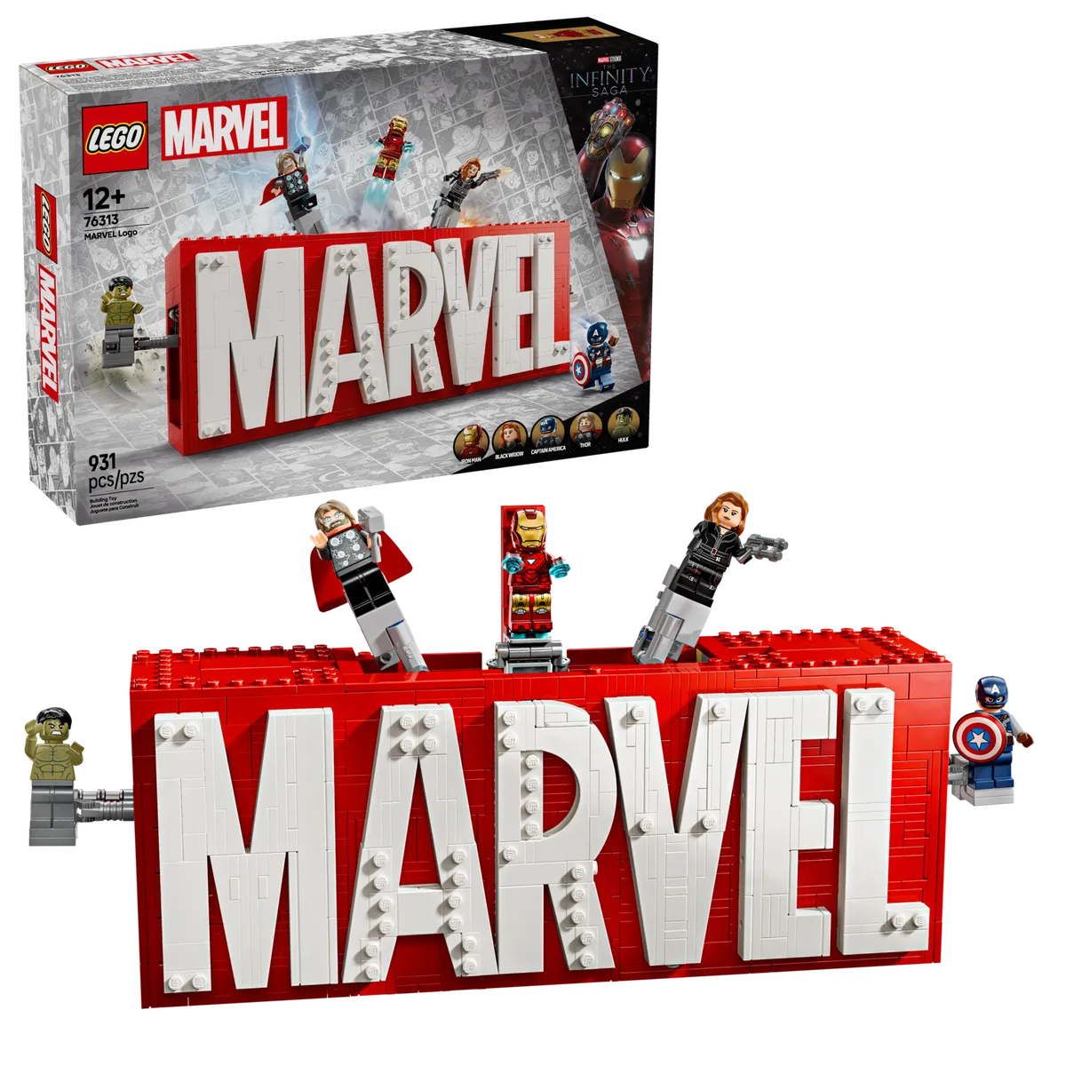 LEGO MARVEL Logo & Minifigures (76313) - Bild 5