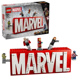 MARVEL Logo & Minifigures de LEGO – photo du produit 2 sur 10