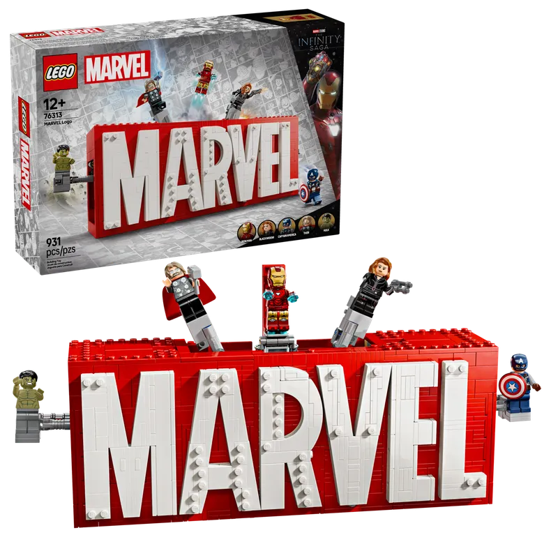 MARVEL Logo & Minifigures de LEGO – photo du produit 2 sur 10