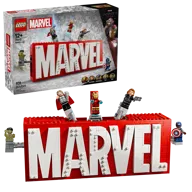 MARVEL logo en minifiguren - Afbeelding 2 van 10