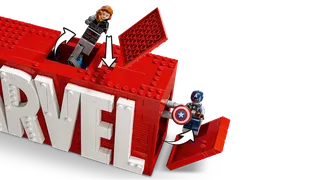MARVEL Logo & Minifigures de LEGO – photo du produit 4 sur 10