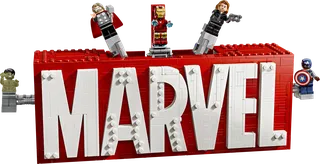 MARVEL Logo & Minifigures de LEGO – photo du produit 1 sur 10