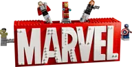 MARVEL logo en minifiguren - Afbeelding 1 van 10