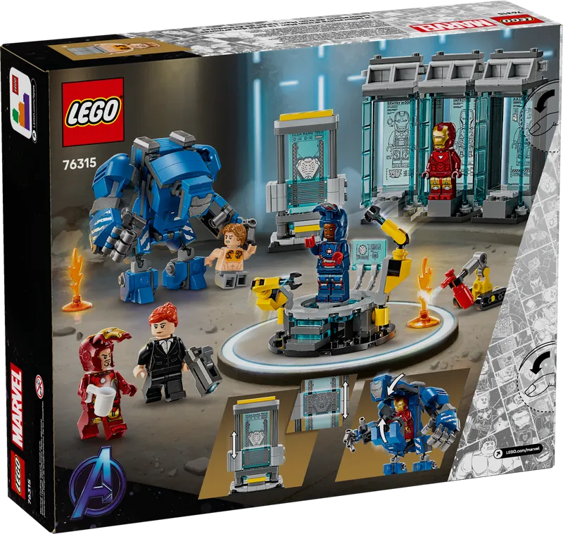 Iron Man's Laboratory: Hall of Armor från LEGO – produktbild 11 av 11