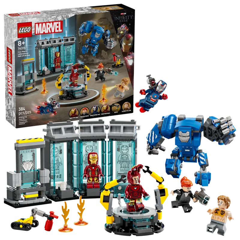 Iron Man's Laboratory: Hall of Armor från LEGO – produktbild 2 av 11