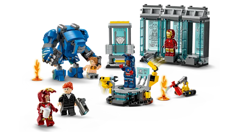 Iron Man's Laboratory: Hall of Armor från LEGO – produktbild 3 av 11