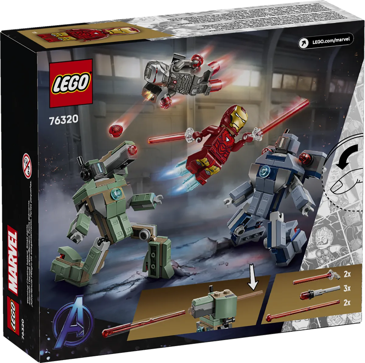 LEGO Iron Man & War Machine vs. Hammer Drones (76320) - Bild 9