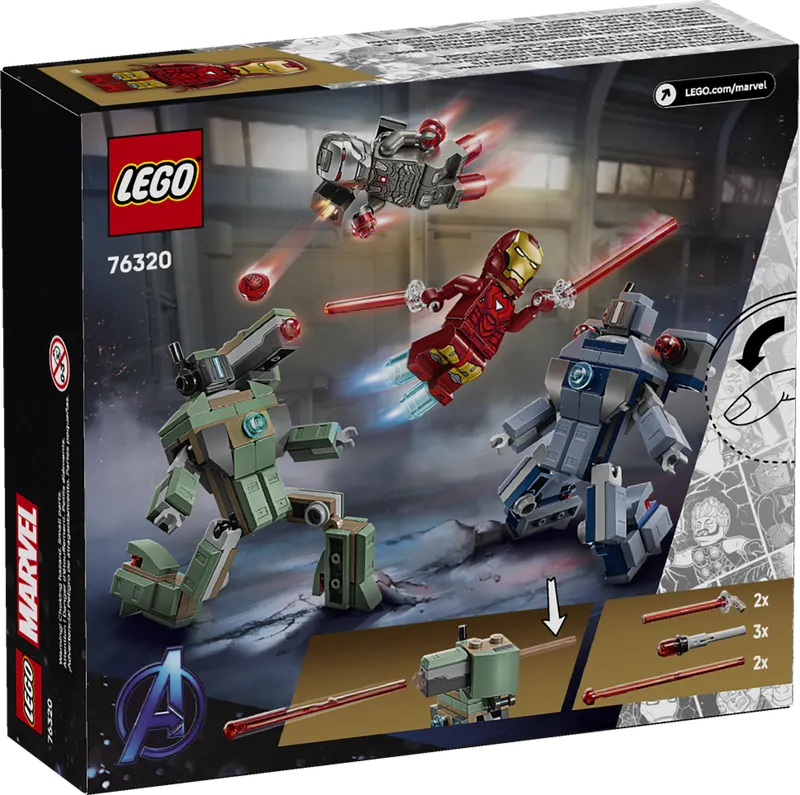Iron Man & War Machine vs. Hammer Drones by LEGO – product photo 10 of 10