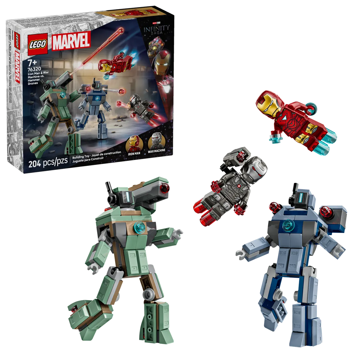 LEGO Iron Man & War Machine vs. Hammer Drones (76320) - Bild 4