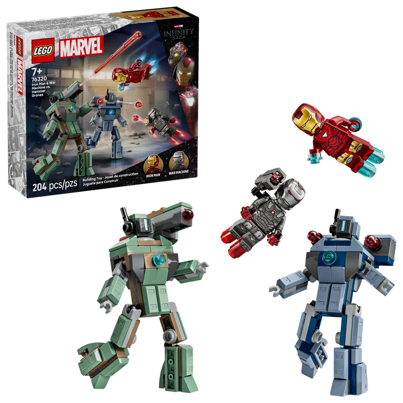 Iron Man & War Machine vs. Hammer Drones by LEGO – product photo 2 of 10