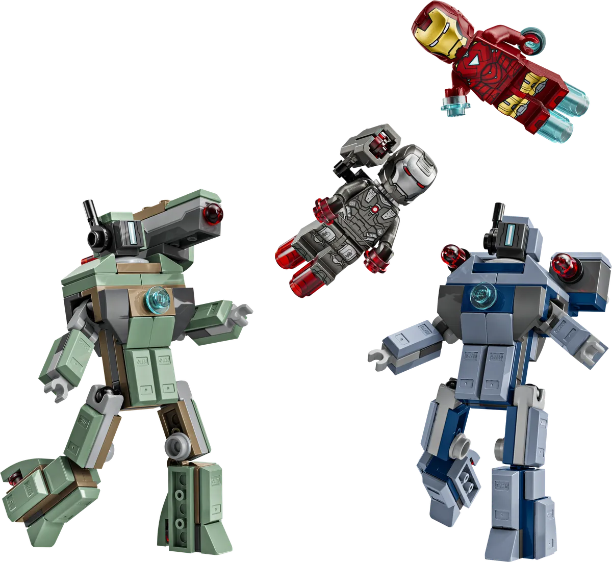 LEGO Iron Man & War Machine vs. Hammer Drones (76320)