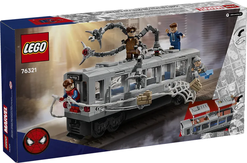 Spider-Man vs. Doc Ock Subway Train Scene by LEGO – product photo 10 of 10
