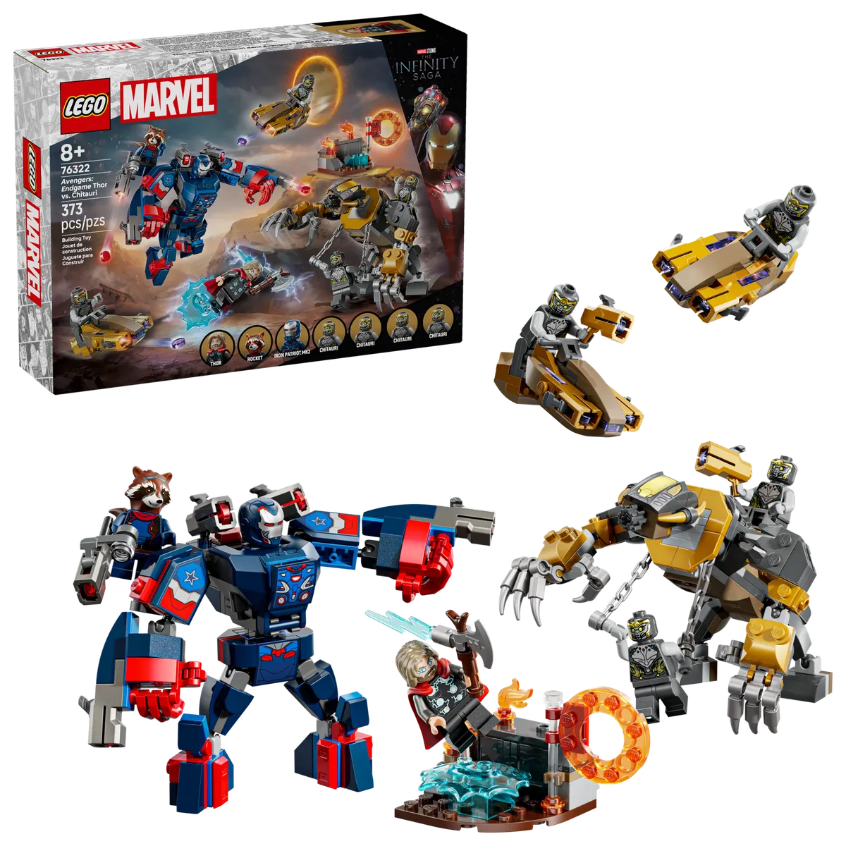 LEGO Avengers: Endgame Thor vs. Chitauri (76322) - afbeelding 3