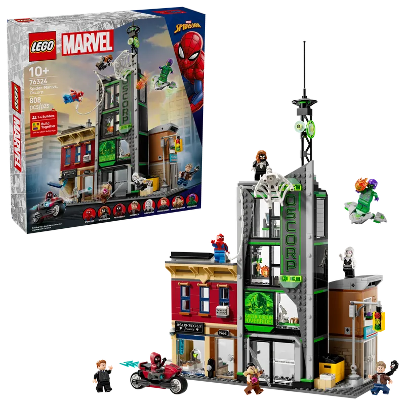 LEGO 76324 Spider-Man vs. Oscorp detail image