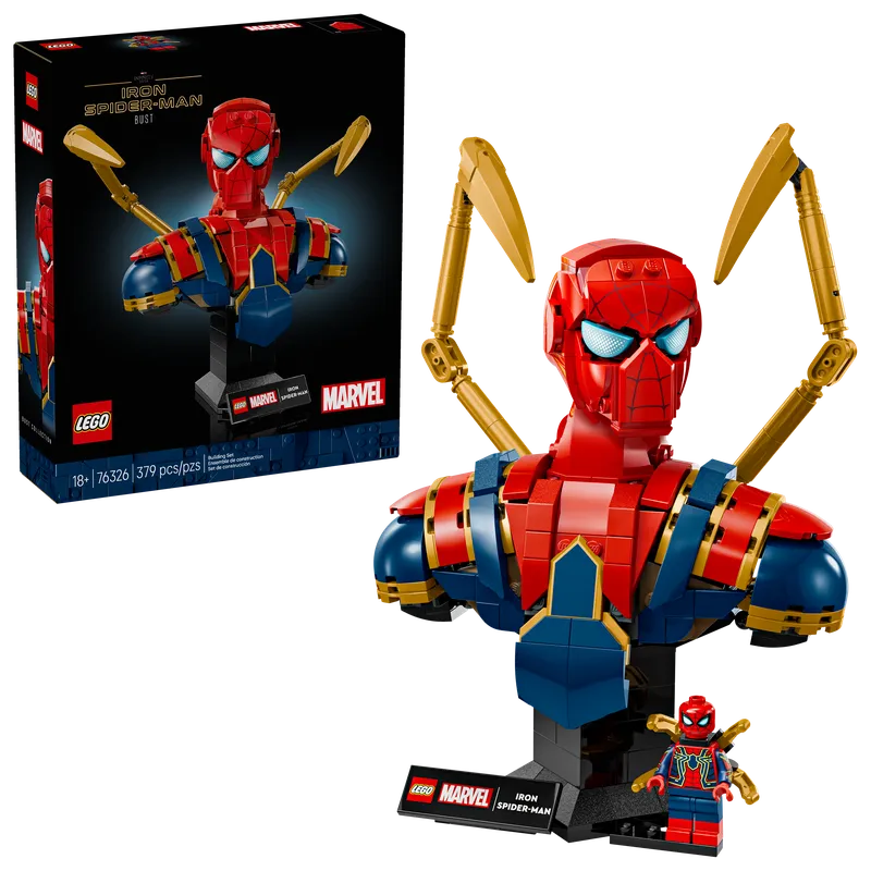 Iron Spider-Man Bust från LEGO – produktbild 2 av 9