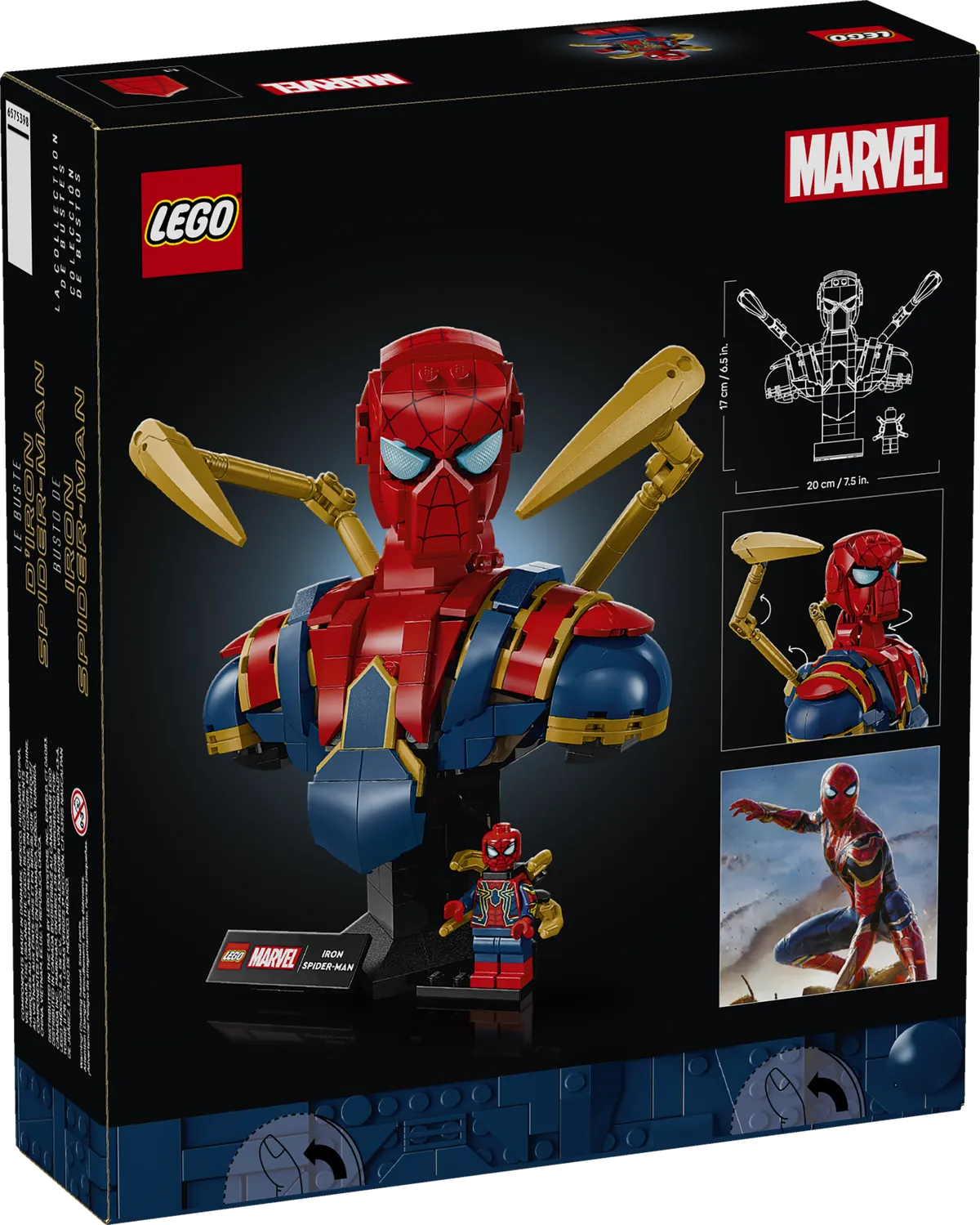 LEGO Iron Spider-Man Bust (76326) - Bild 8
