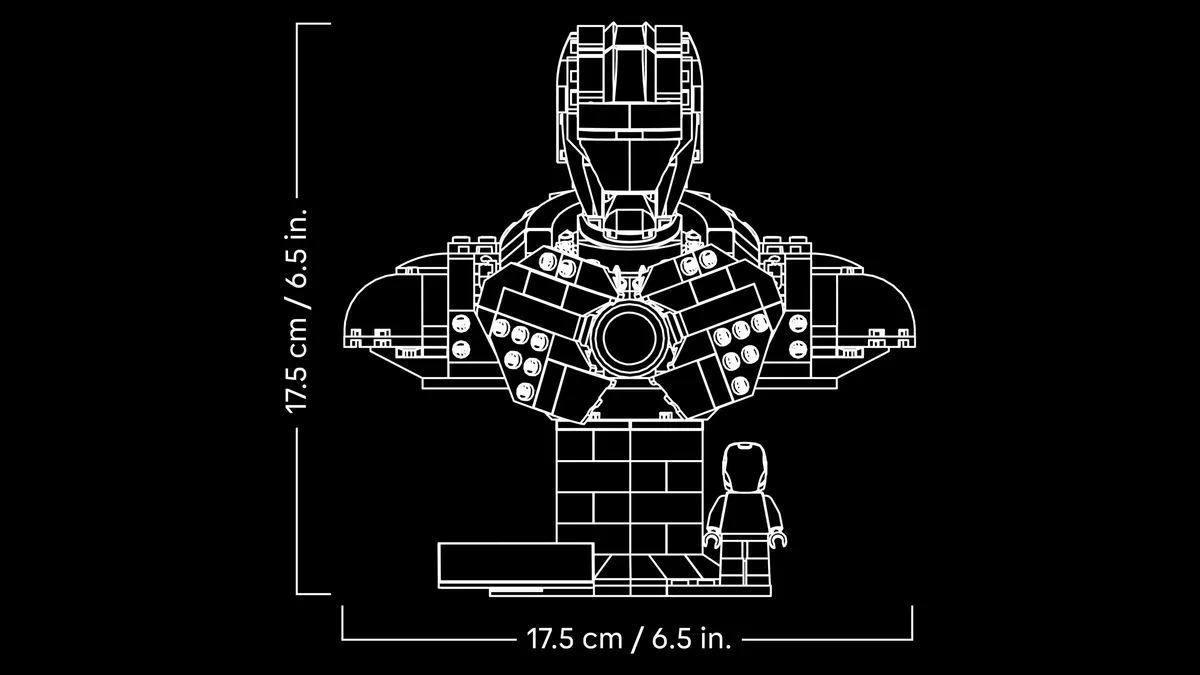 LEGO Iron Man MK4 Bust (76327) - image 9