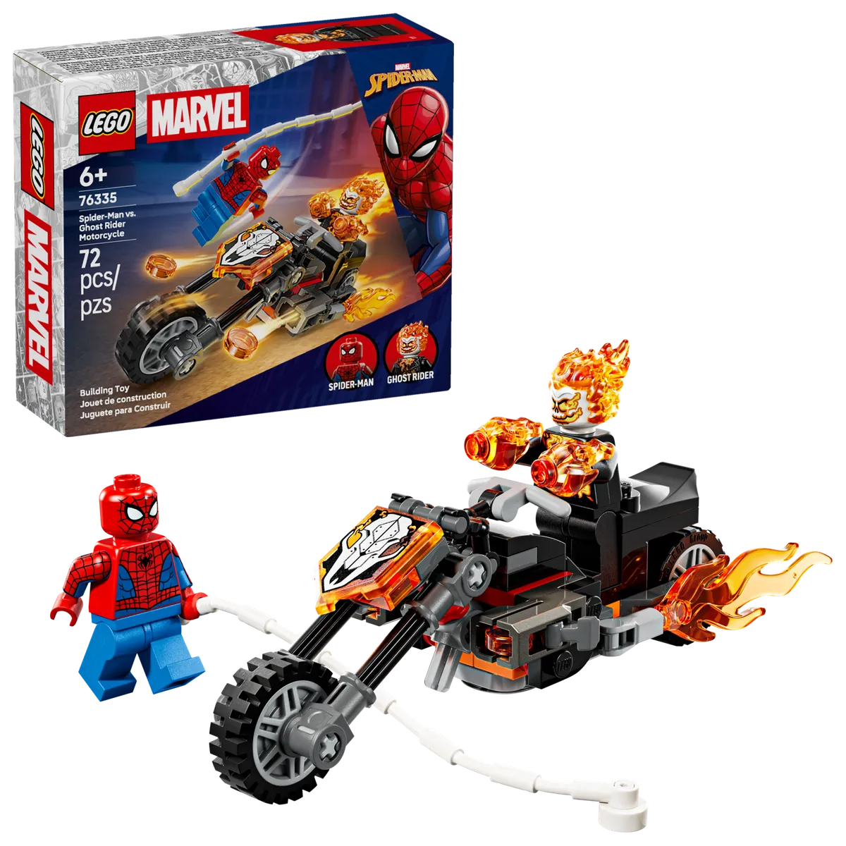 LEGO Spider-Man vs. Ghost Rider Motorcycle (76335) - Bild 4