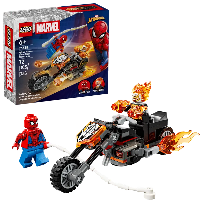 Spider-Man vs. Ghost Rider Motorcycle von LEGO – Produktfoto 2 von 11