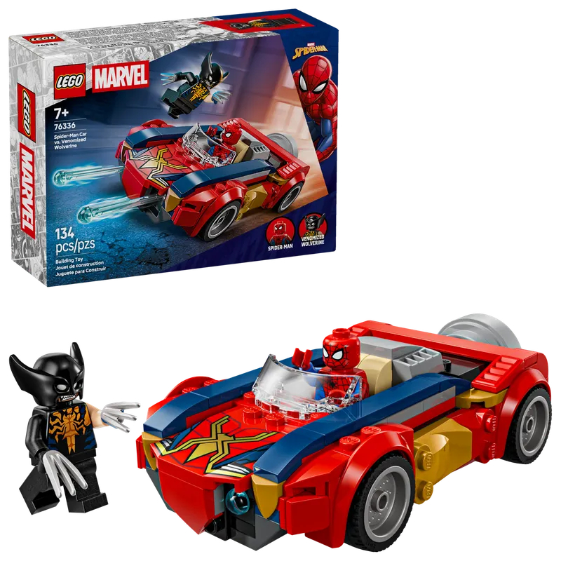 Spider-Man Car vs. Venomized Wolverine de LEGO – photo du produit 2 sur 11