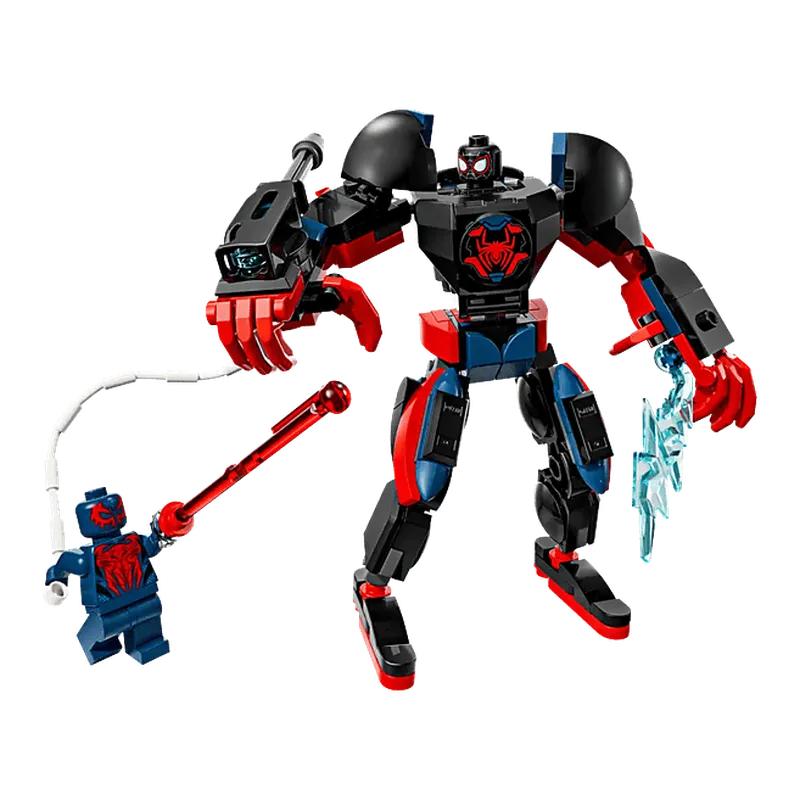 Miles Morales Mech vs. Spider-Man 2099