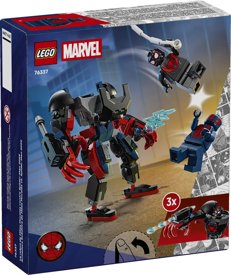 Miles Morales Mech vs. Spider-Man 2099 van LEGO – productfoto 10 van 10