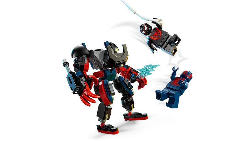 Miles Morales Mech vs. Spider-Man 2099