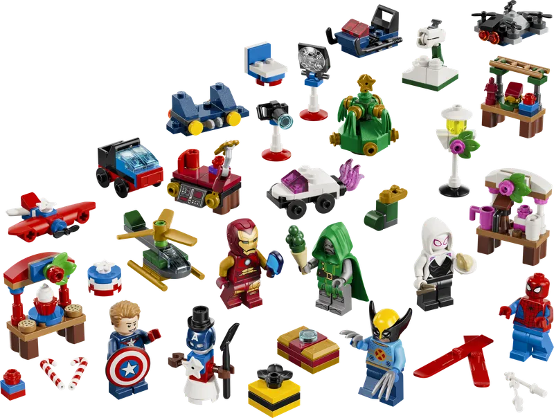 LEGO 76340 LEGO ǀ Marvel Advent Calendar 2026, 317 stenen