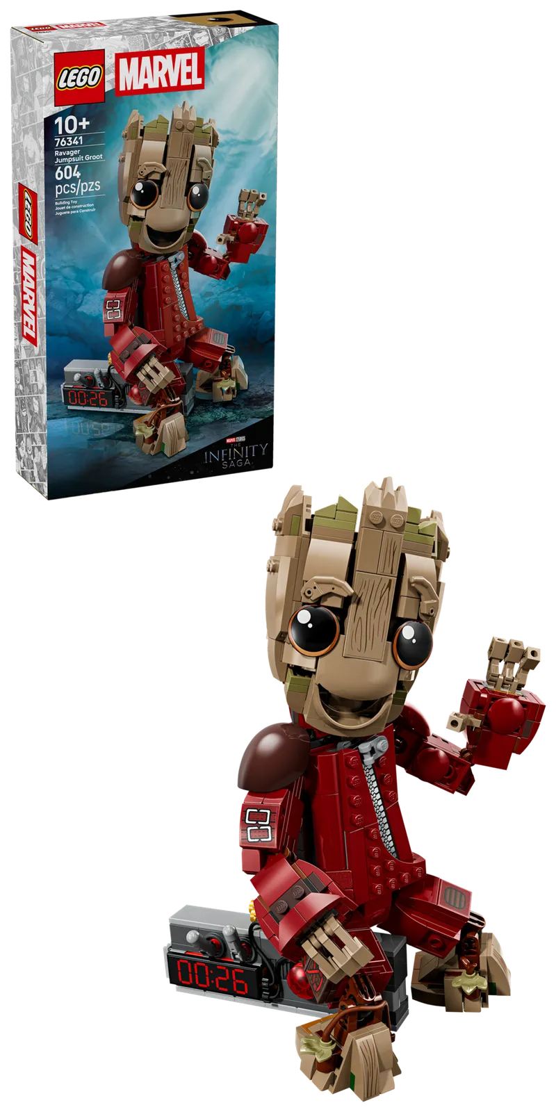 Ravager Jumpsuit Groot fra LEGO – produktbillede 2 af 8